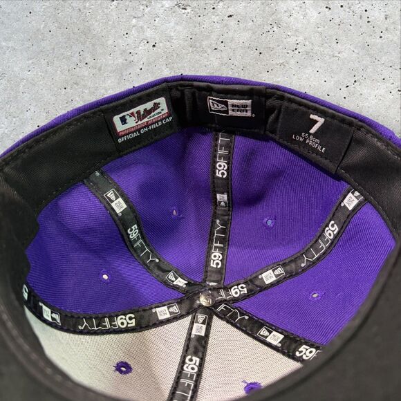 Colorado Rockies 59FIFTY New Era Low Profile Fitted Hat 7 Purple Official MLB - Picture 3 of 6